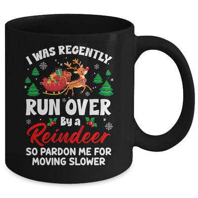Run Over By Reindeer Matching Christmas Funny Xmas Women Men Mug | teecentury