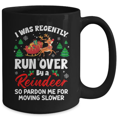 Run Over By Reindeer Matching Christmas Funny Xmas Women Men Mug | teecentury