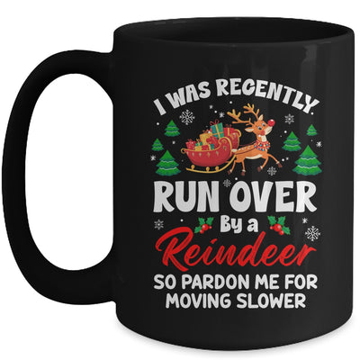 Run Over By Reindeer Matching Christmas Funny Xmas Women Men Mug | teecentury