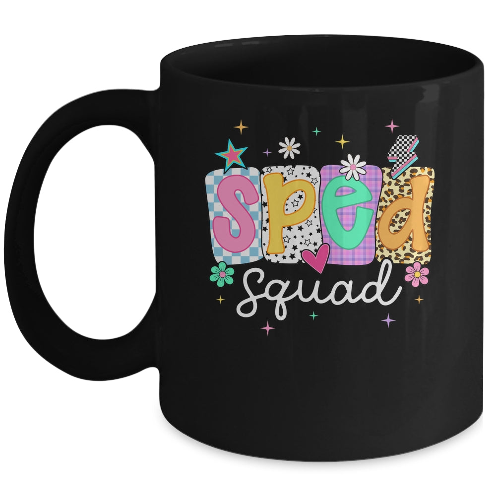 SPED Teacher Squad Floral Special Education Back To School Mug | teecentury