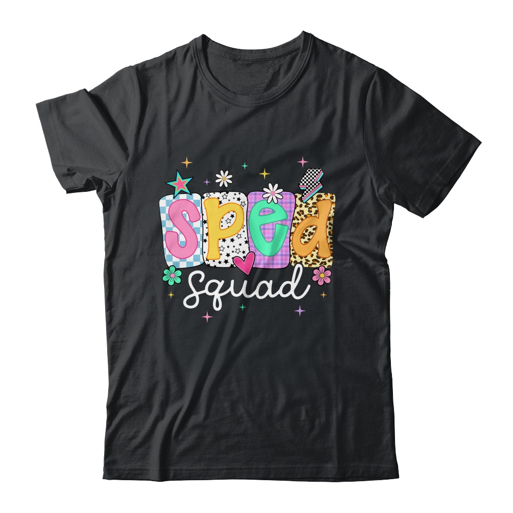 SPED Teacher Squad Floral Special Education Back To School Shirt & Hoodie | teecentury