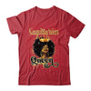 Sagittarius Queen Birthday Afro Girls Black Zodiac Birthday Shirt & Tank Top | teecentury