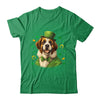 Saint Bernard St Patricks Day Leprechaun Shamrock Irish Shirt & Hoodie | teecentury