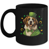 Saint Bernard St Patricks Day Leprechaun Shamrock Irish Mug | teecentury
