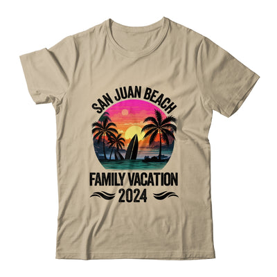 San Juan Beach Family Vacation 2024 Matching Outfits Beach Summer Shirt & Hoodie | teecentury