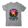 San Juan Beach Family Vacation 2024 Matching Outfits Beach Summer Shirt & Hoodie | teecentury