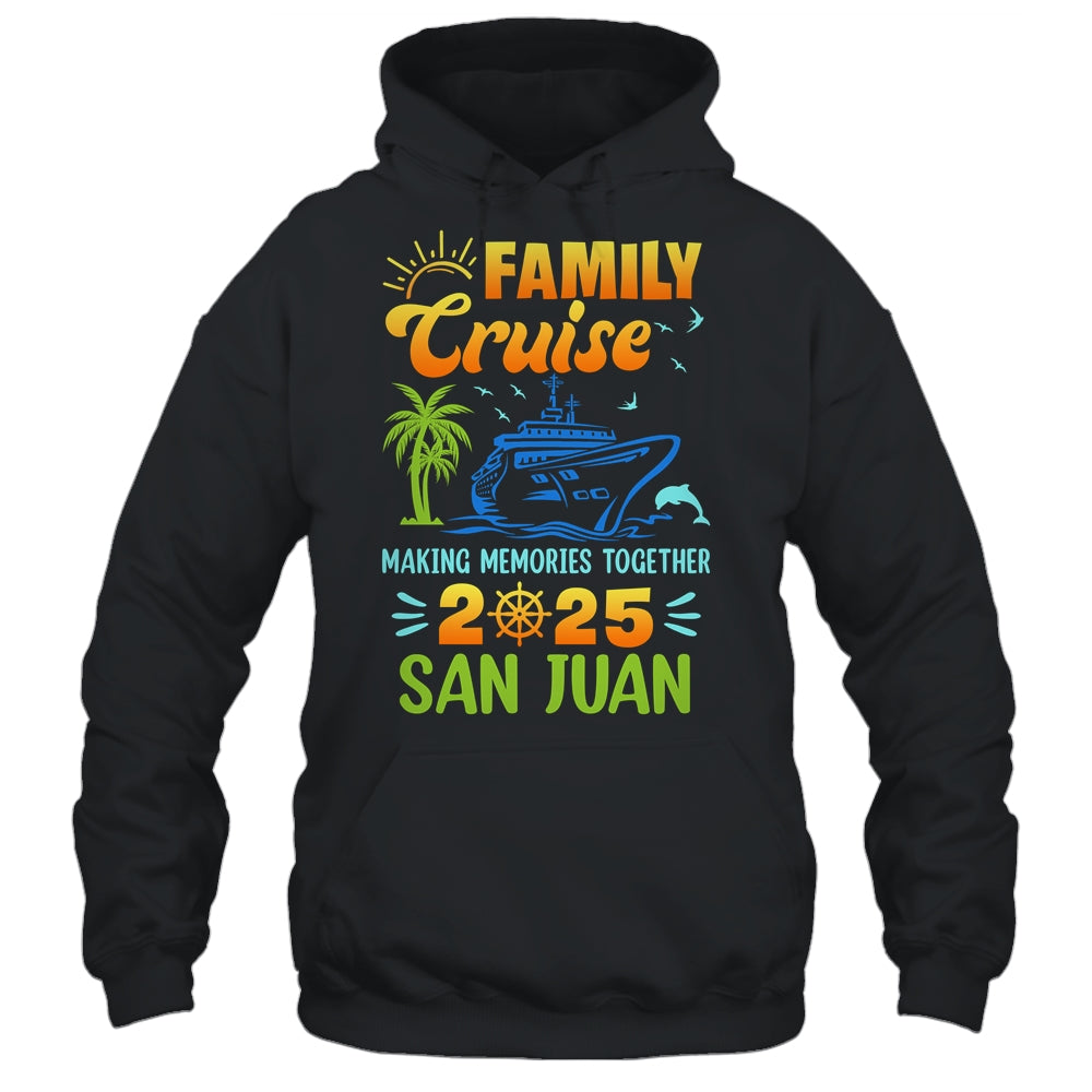 San Juan Cruise 2025 Family Friends Group Vacation Matching Shirt & Tank Top | teecentury