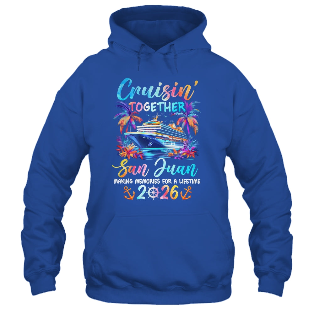 San Juan Cruise 2026 Family Cruisin' Vacation Together Shirt & Tank Top | teecentury