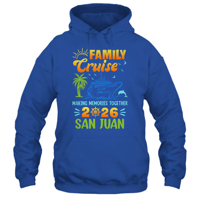 San Juan Cruise 2026 Family Friends Group Vacation Matching Shirt & Tank Top | teecentury
