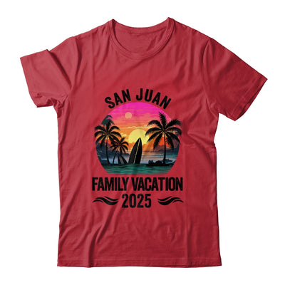San Juan Family Vacation 2025 Matching Outfits Beach Summer Shirt & Hoodie | teecentury