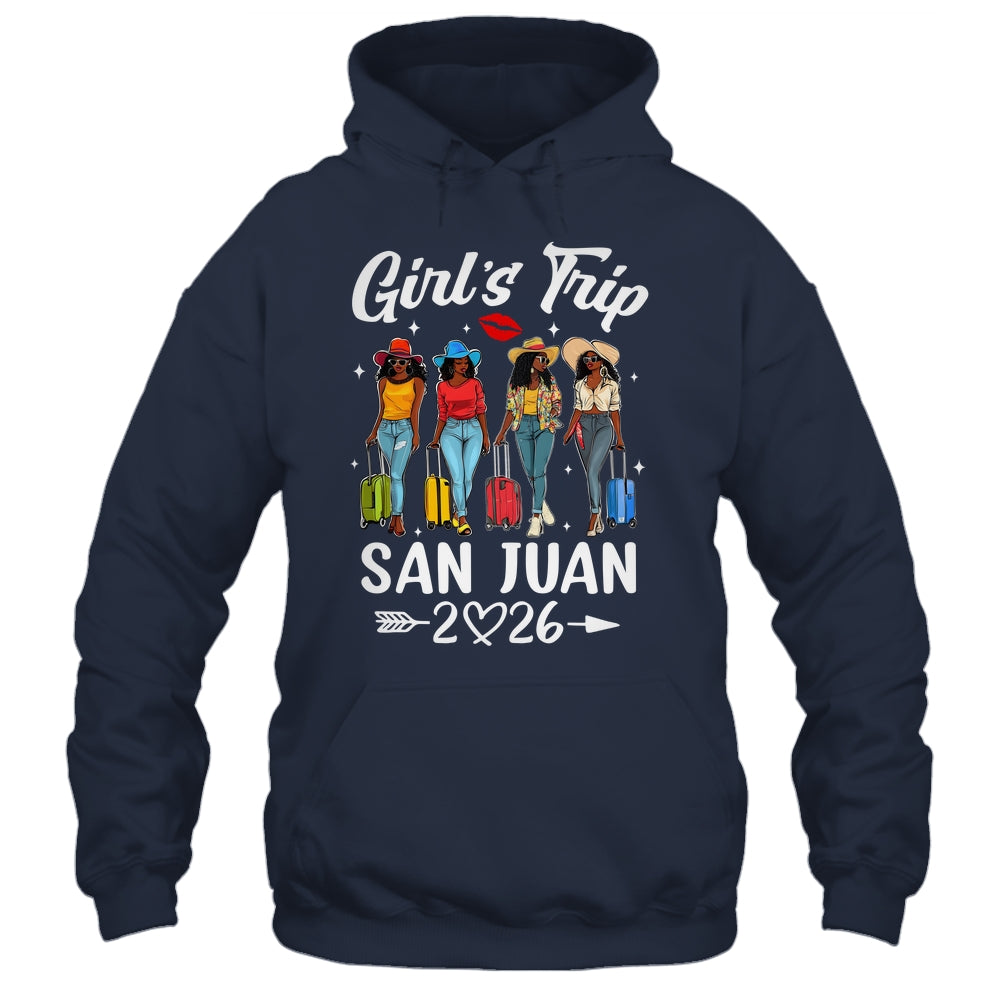 San Juan Girls Trip 2026 Birthday Squad Women Vacation Shirt & Tank Top | teecentury