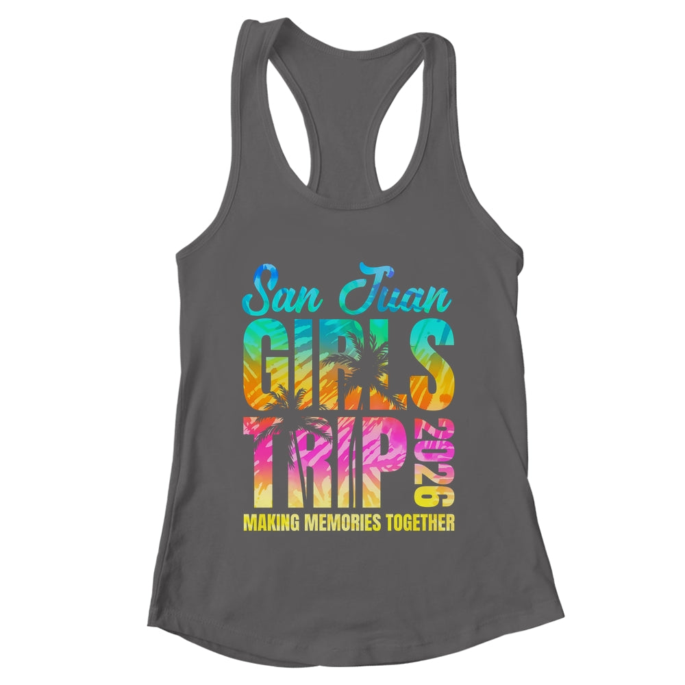 San Juan Girls Trip 2026 Vacation Weekend Matching Summer Shirt & Tank Top | teecentury