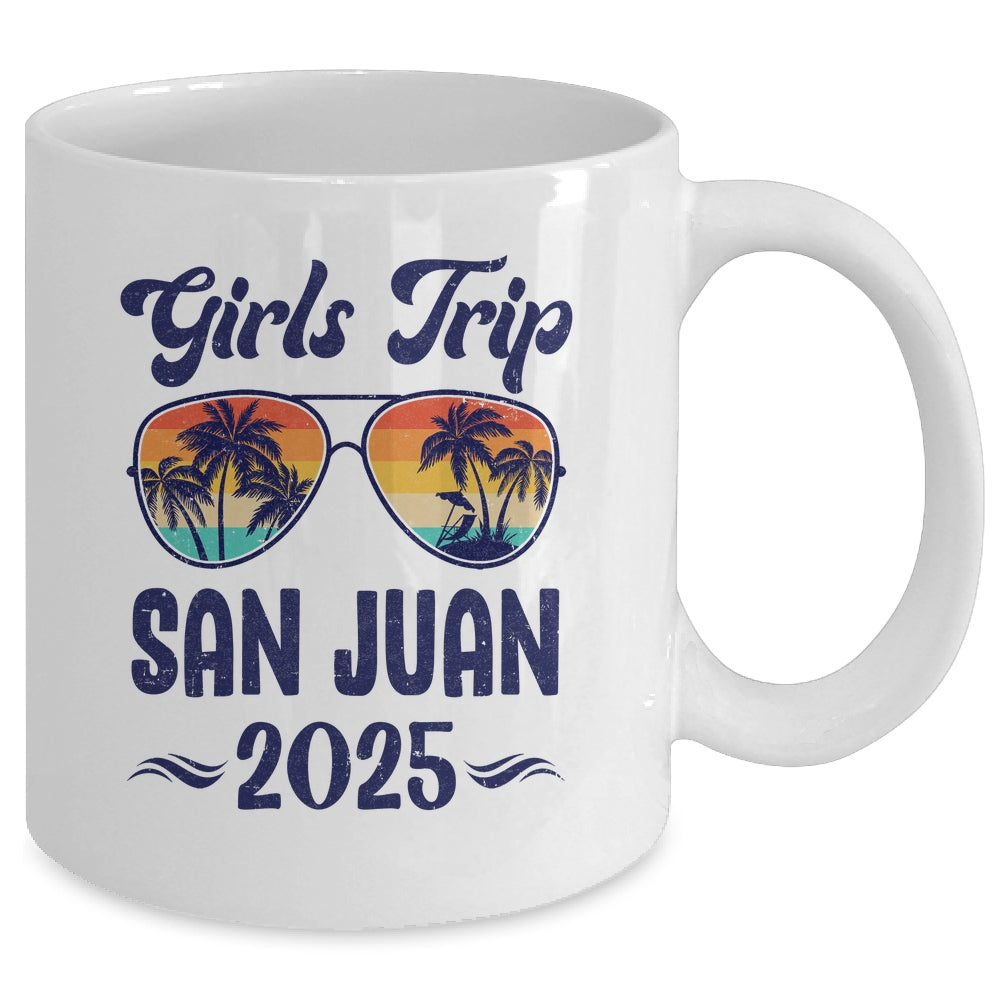 San Juan Girls Trip Beach Vacation 2025 Matching Group Mug | teecentury