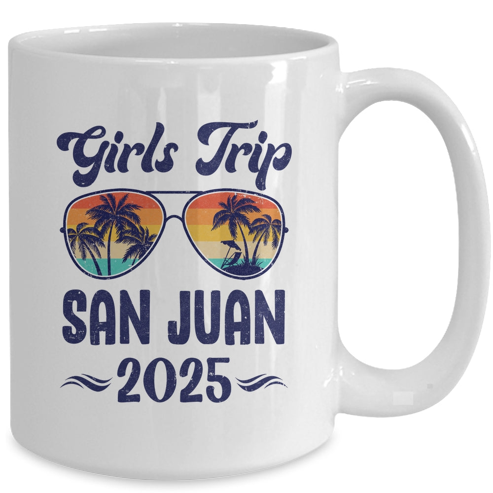 San Juan Girls Trip Beach Vacation 2025 Matching Group Mug | teecentury