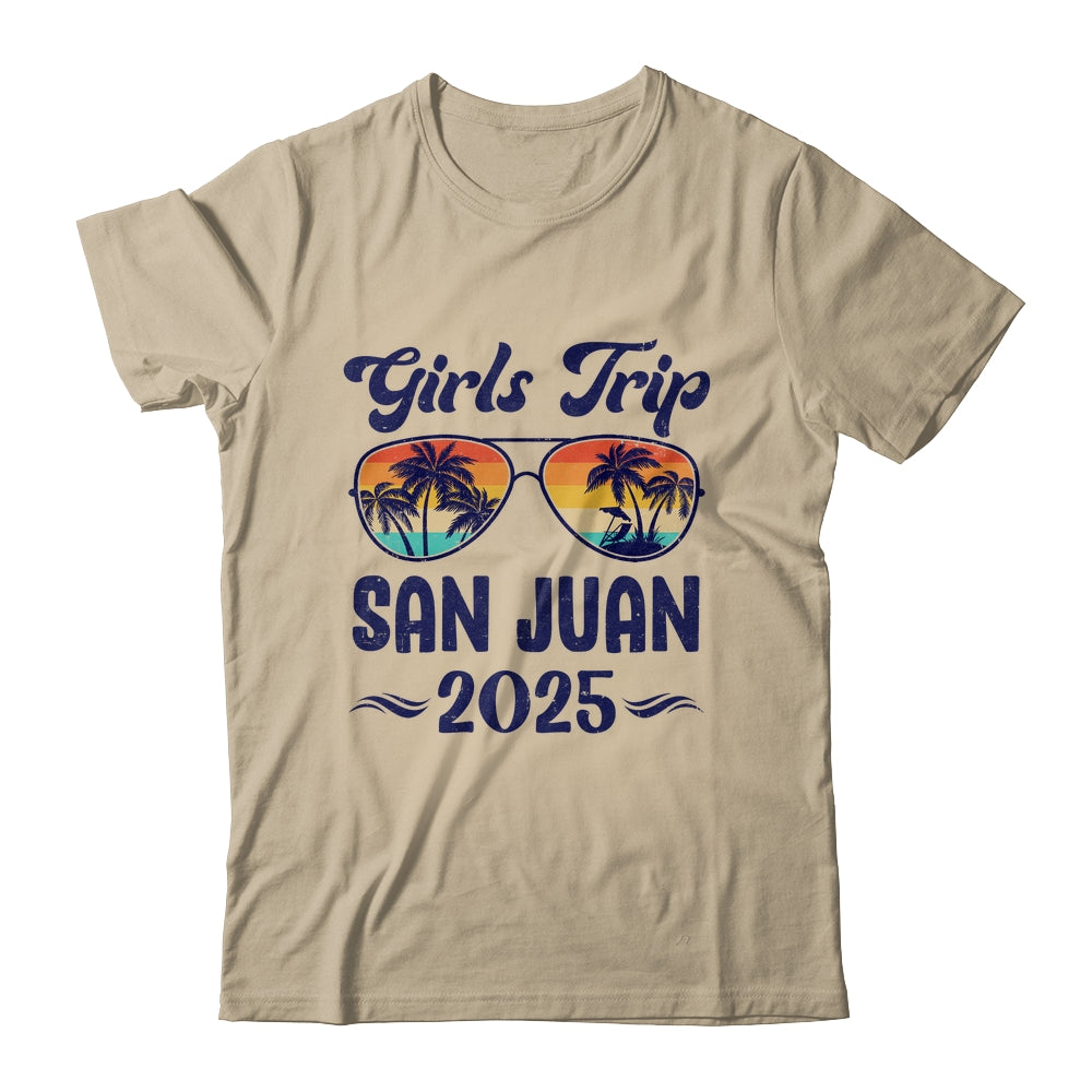 San Juan Girls Trip Beach Vacation 2025 Matching Group Shirt & Tank Top | teecentury