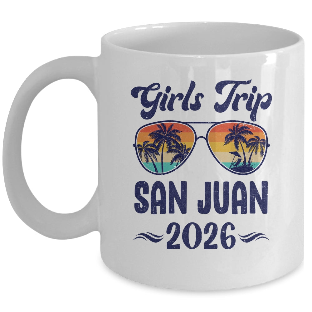San Juan Girls Trip Beach Vacation 2026 Matching Group Mug | teecentury