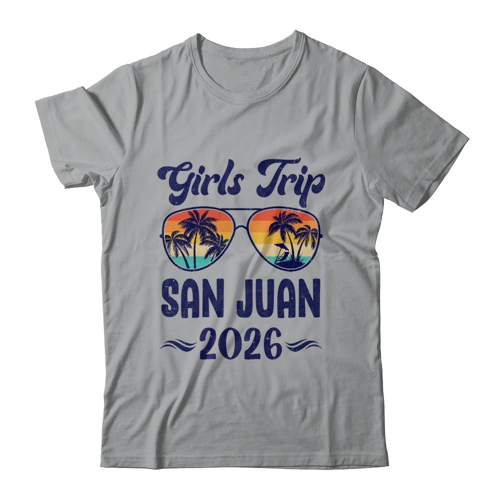 San Juan Girls Trip Beach Vacation 2026 Matching Group Shirt & Tank Top | teecentury
