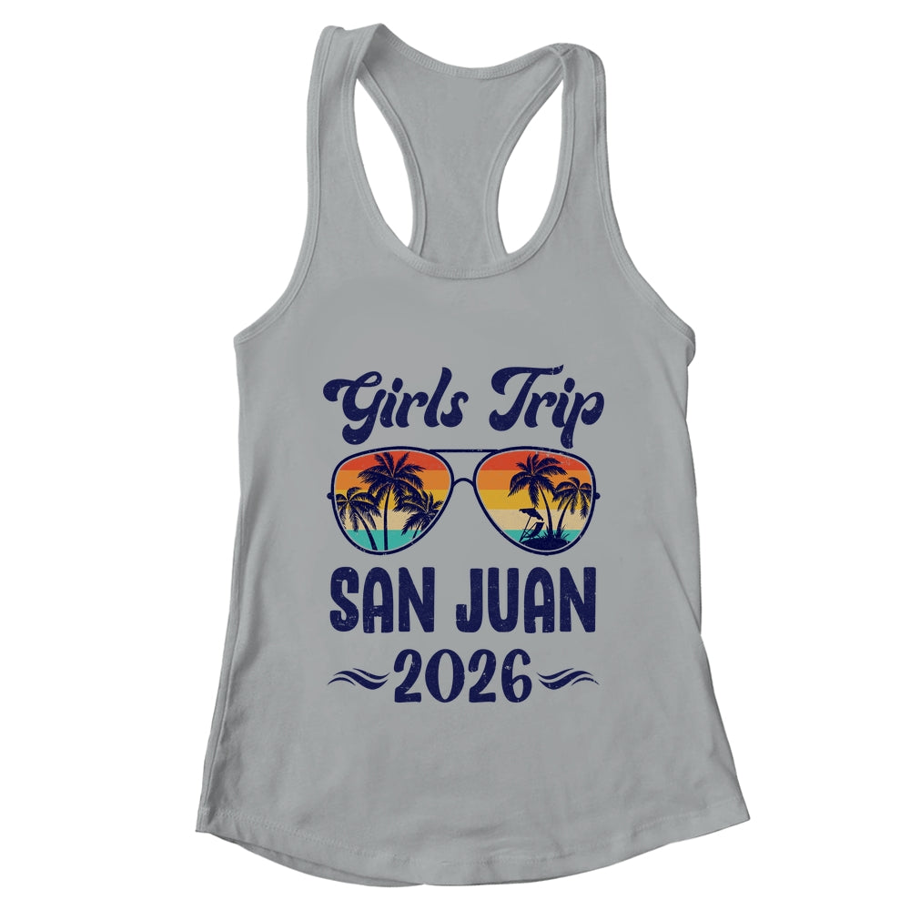 San Juan Girls Trip Beach Vacation 2026 Matching Group Shirt & Tank Top | teecentury
