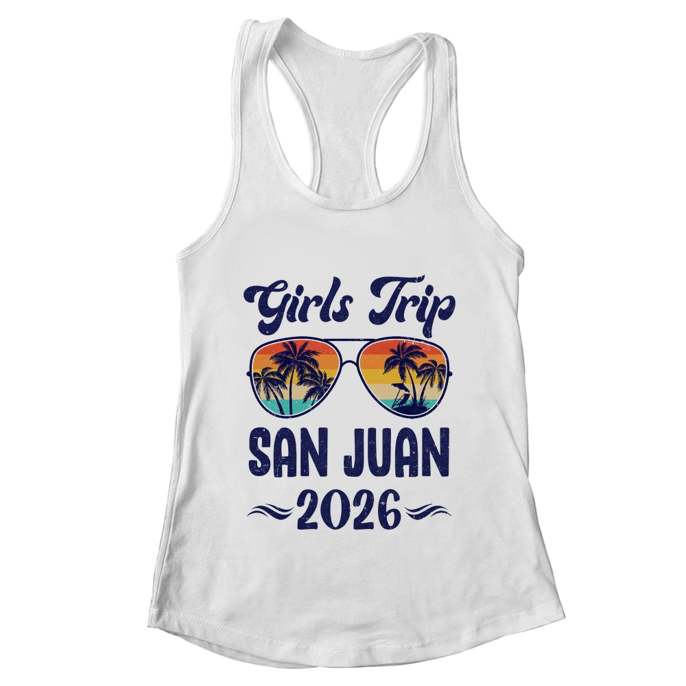 San Juan Girls Trip Beach Vacation 2026 Matching Group Shirt & Tank Top | teecentury