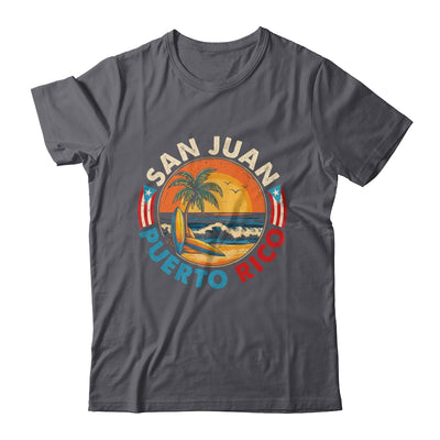San Juan Puerto Rico Beach Retro Vintage 70s Sunset Summer Shirt & Tank Top | teecentury