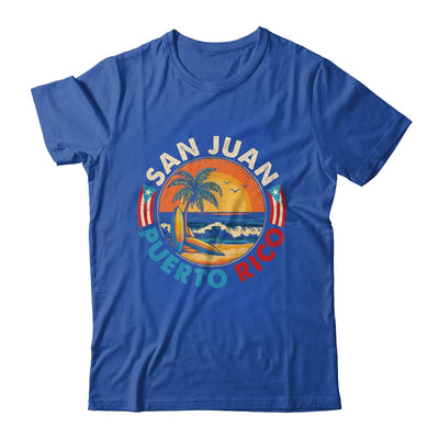 San Juan Puerto Rico Beach Retro Vintage 70s Sunset Summer Shirt & Tank Top | teecentury