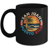 San Juan Puerto Rico Beach Retro Vintage 70s Sunset Summer Mug | teecentury