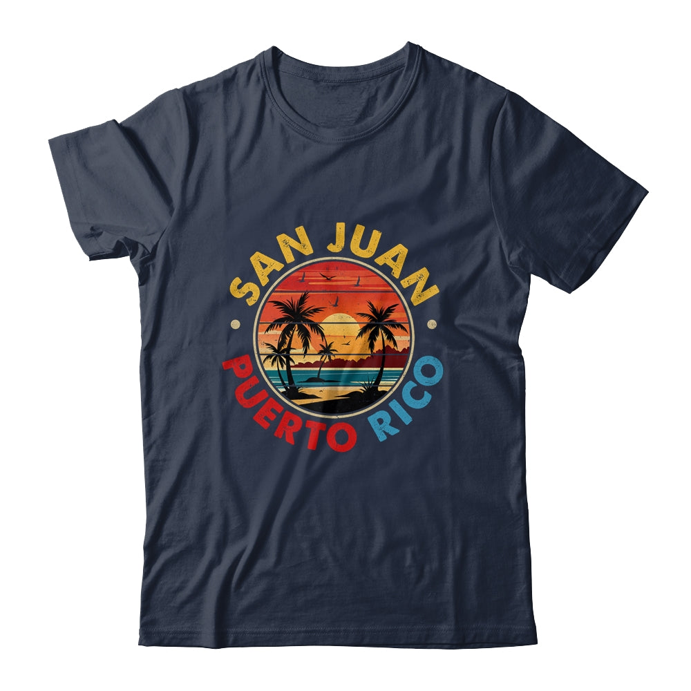 San Juan Puerto Rico Vintage Graphic Retro 70s Vacation Shirt & Tank Top | teecentury