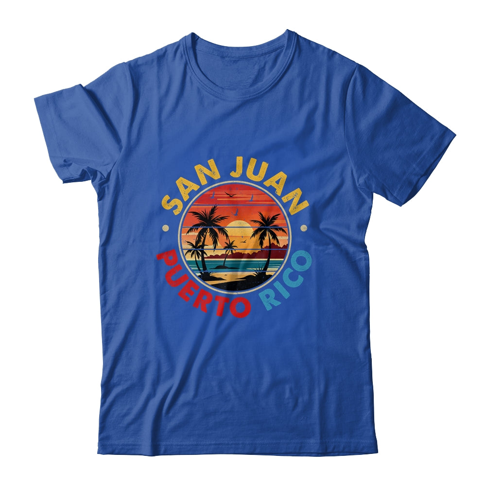 San Juan Puerto Rico Vintage Graphic Retro 70s Vacation Shirt & Tank Top | teecentury