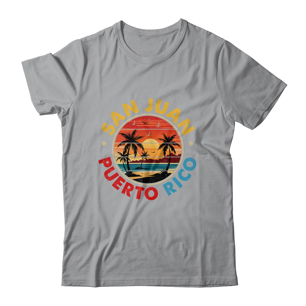 San Juan Puerto Rico Vintage Graphic Retro 70s Vacation Shirt & Tank Top | teecentury