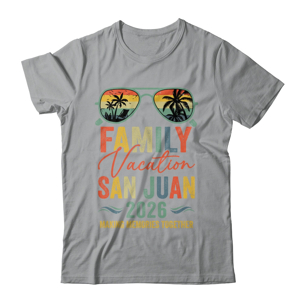 San Juan Vacation 2026 Matching Family Group Summer Shirt & Tank Top | teecentury