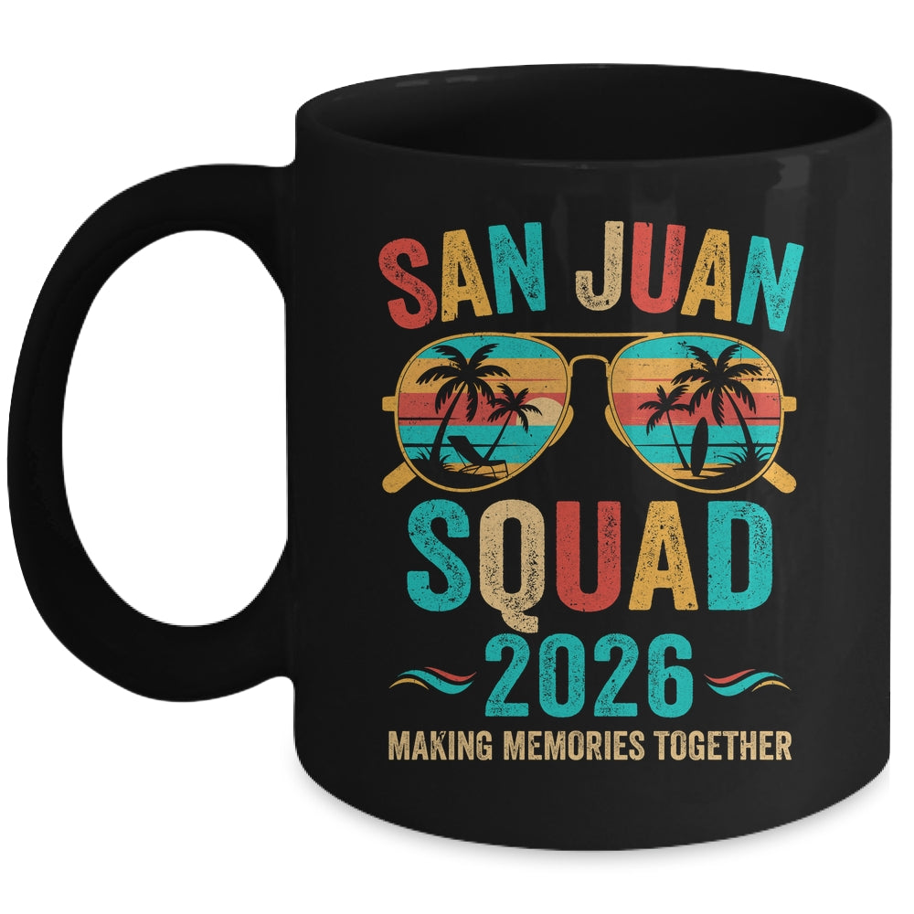 San Juan Vacation Squad 2026 Family Matching Vintage Mug | teecentury
