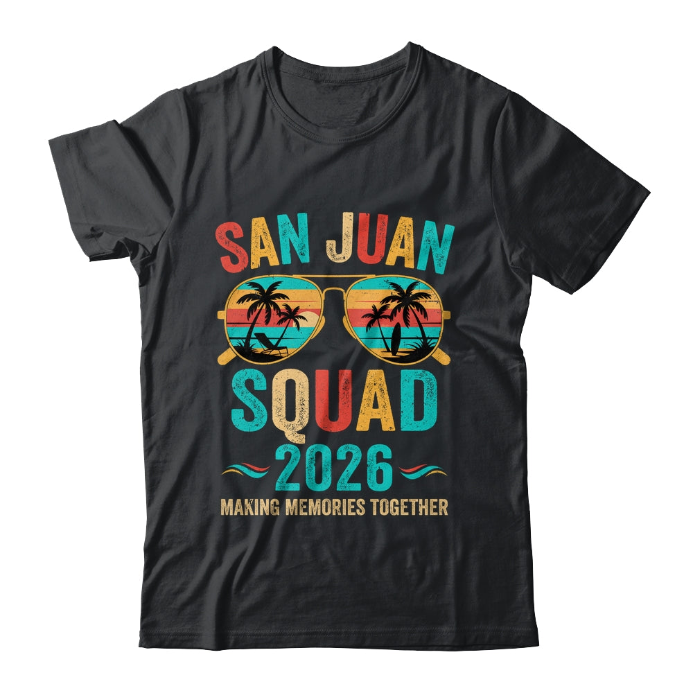San Juan Vacation Squad 2026 Family Matching Vintage Shirt & Tank Top | teecentury