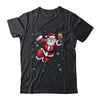 Santa Christmas Football Santa Playing Football Men Women Shirt & Sweatshirt | teecentury