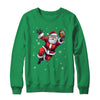 Santa Christmas Football Santa Playing Football Men Women Shirt & Sweatshirt | teecentury