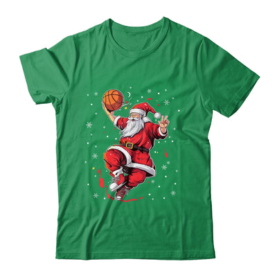 Santa Claus Basketball Christmas Xmas For Basketball Men Shirt & Sweatshirt | teecentury