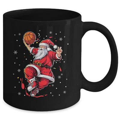 Santa Claus Basketball Christmas Xmas For Basketball Men Mug | teecentury