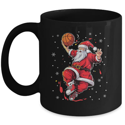 Santa Claus Basketball Christmas Xmas For Basketball Men Mug | teecentury