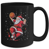 Santa Claus Basketball Christmas Xmas For Basketball Men Mug | teecentury