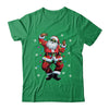 Santa Claus Black Christmas Afro African American Xmas Shirt & Sweatshirt | teecentury