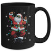 Santa Claus Black Christmas Afro African American Xmas Mug | teecentury