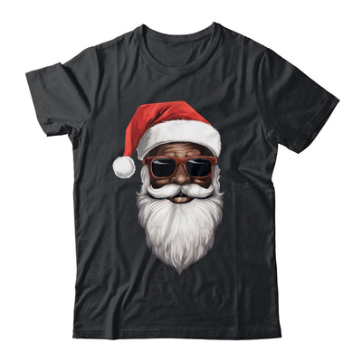 Santa Claus Black Xmas Santa Afro African American Christmas Shirt & Sweatshirt | teecentury