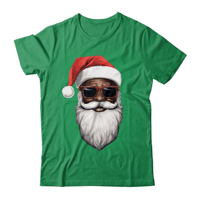 Santa Claus Black Xmas Santa Afro African American Christmas Shirt & Sweatshirt | teecentury