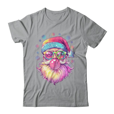 Santa Claus Blowing Pink Bubble Sunglasses Merry Christmas Shirt & Sweatshirt | teecentury