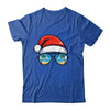Santa Claus Hat Sunglasses Beach Christmas In July Summer Shirt & Tank Top | teecentury