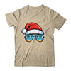 Santa Claus Hat Sunglasses Beach Christmas In July Summer Shirt & Tank Top | teecentury