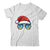Santa Claus Hat Sunglasses Beach Christmas In July Summer Shirt & Tank Top | teecentury