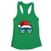 Santa Claus Hat Sunglasses Beach Christmas In July Summer Shirt & Tank Top | teecentury