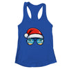 Santa Claus Hat Sunglasses Beach Christmas In July Summer Shirt & Tank Top | teecentury