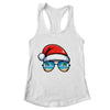 Santa Claus Hat Sunglasses Beach Christmas In July Summer Shirt & Tank Top | teecentury