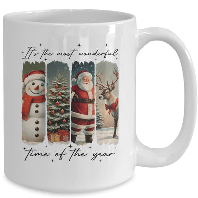 Santa Claus Merry Christmas Coquette Bow Reindeer Snowman Mug | teecentury